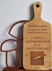 maximus gdansk grzybobranie dla gastronomii 2023 podziekowanie